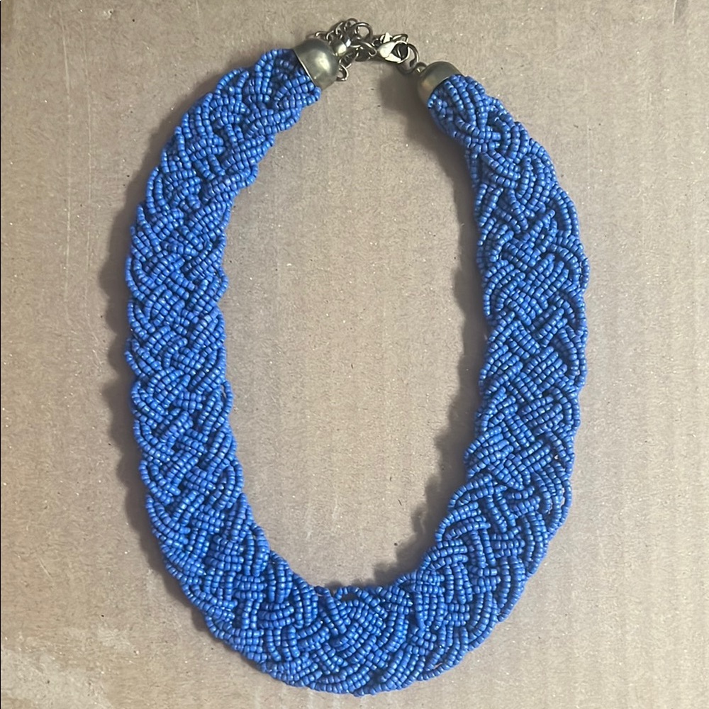 Blue Beaded Necklace